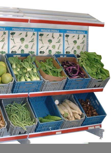 estanterias metalicas para fruta y verdura